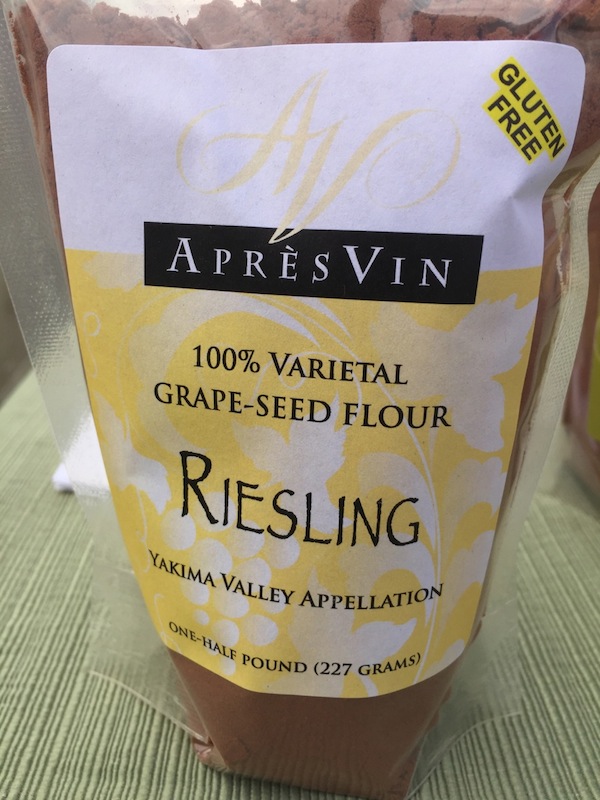 AprèsVin makes gluten-free flours from wine grape seeds.